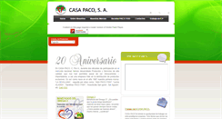 Desktop Screenshot of casapaco.com.do